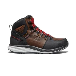 Clearance Men'S Red Hook Waterproof Boot (Soft Toe) | Tobacco/Black Men Work Boots & Shoes