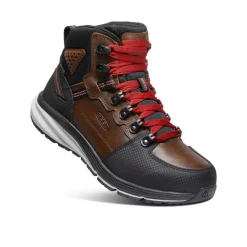Clearance Men'S Red Hook Waterproof Boot (Soft Toe) | Tobacco/Black Men Work Boots & Shoes