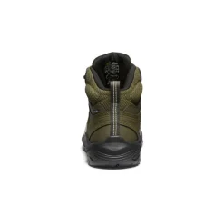 Fashion Men'S Reno Kbf Waterproof Mid (Soft Toe) | Dark Olive/Black Men Work Boots & Shoes