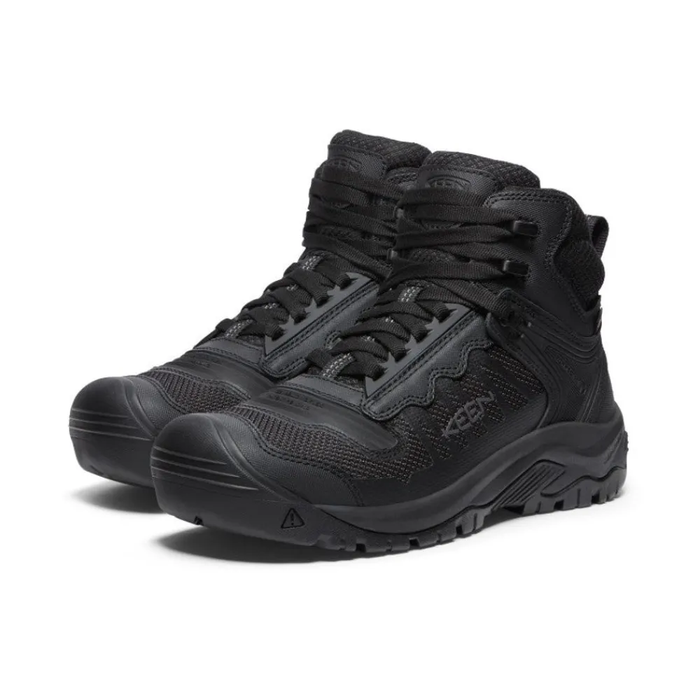 Online Men'S Reno Kbf Waterproof Mid (Soft Toe) | Black/Black Men Work Boots & Shoes