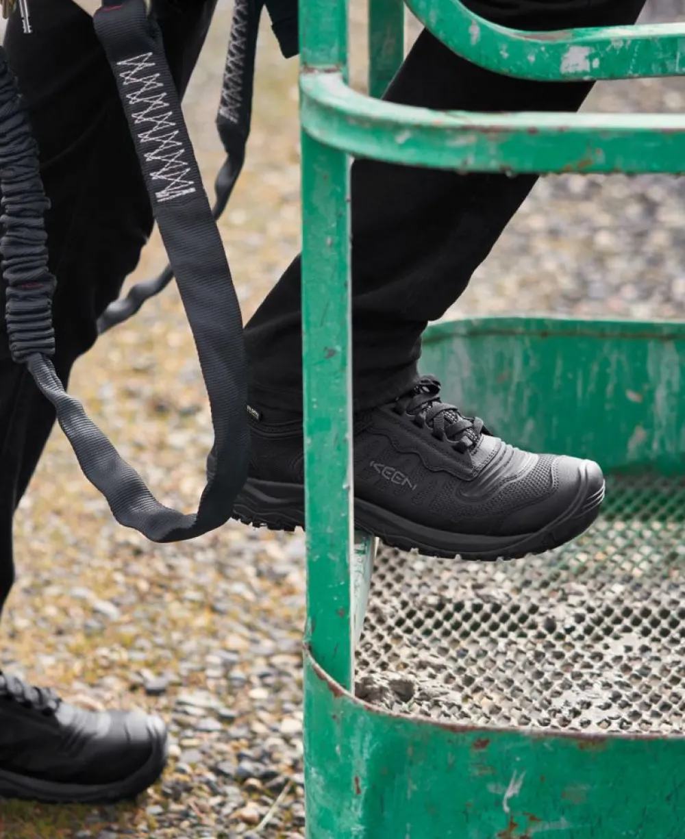 Online Men'S Reno Kbf Waterproof Mid (Soft Toe) | Black/Black Men Work Boots & Shoes