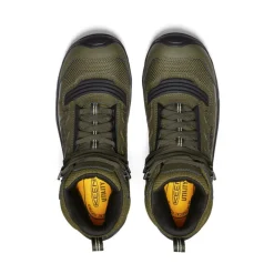 Best Men'S Reno Mid Kbf Waterproof (Carbon-Fiber Toe) | Dark Olive/Black Men Work Boots & Shoes