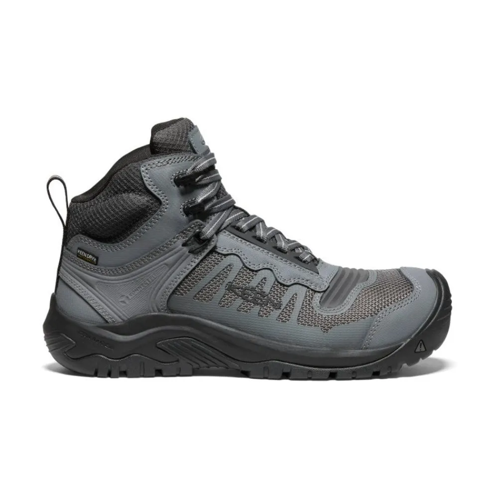 Clearance Men'S Reno Mid Kbf Waterproof (Carbon-Fiber Toe) | Magnet/Black Men Work Boots & Shoes