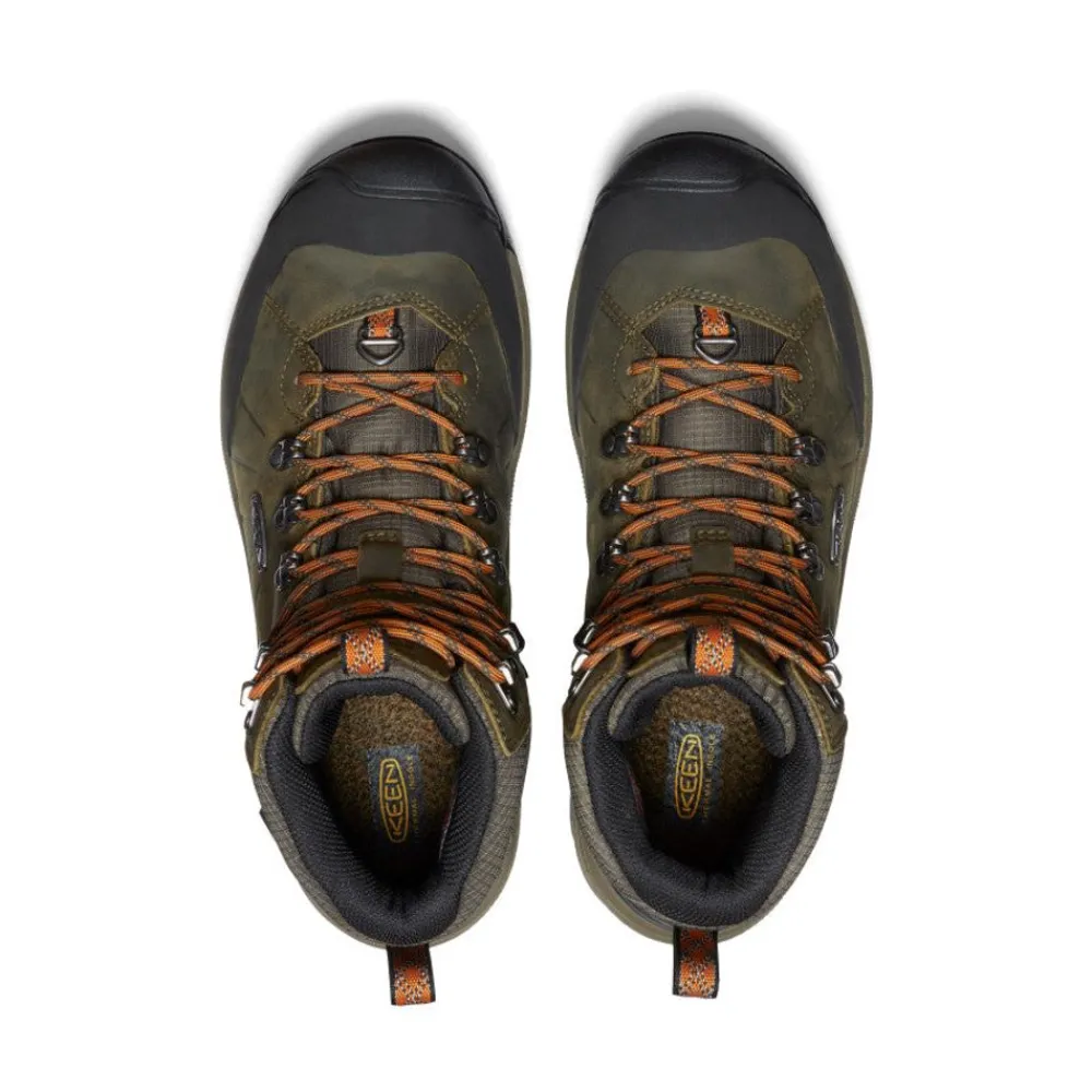 Outlet Men'S Revel Iv Polar Waterproof Boot | Dark Olive/Marmalade Men Boots
