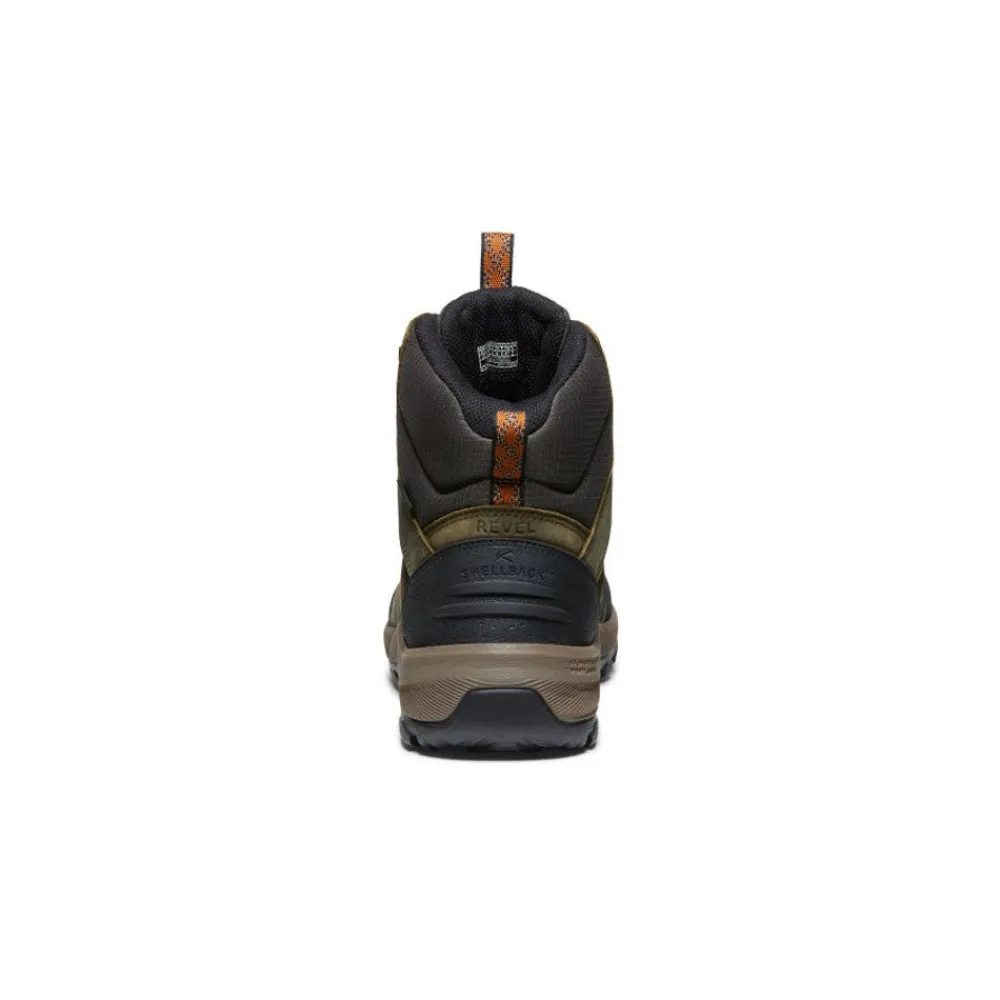 Outlet Men'S Revel Iv Polar Waterproof Boot | Dark Olive/Marmalade Men Boots