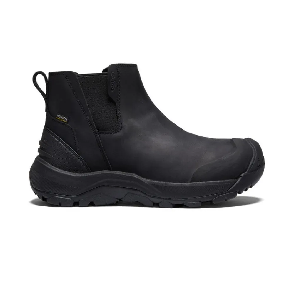 Sale Men'S Revel Iv Waterproof Chelsea | Black/Black Men Boots