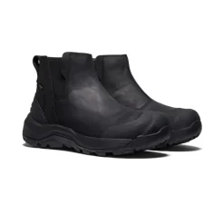 Sale Men'S Revel Iv Waterproof Chelsea | Black/Black Men Boots