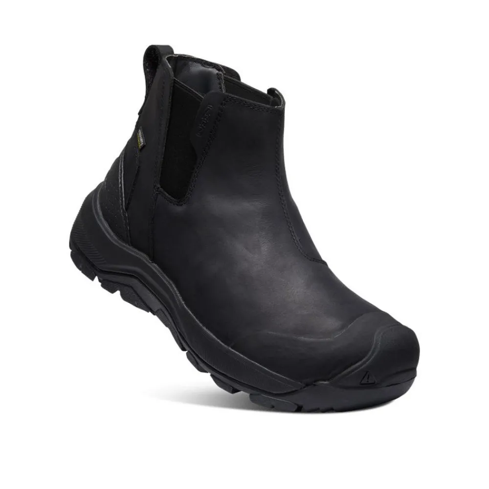 Sale Men'S Revel Iv Waterproof Chelsea | Black/Black Men Boots