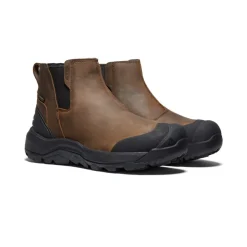 New Men'S Revel Iv Waterproof Chelsea | Canteen/Black Men Boots