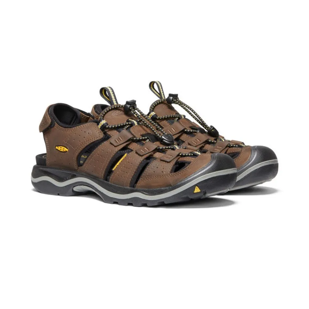Discount Men'S Rialto | Bison/Black Men Sandals