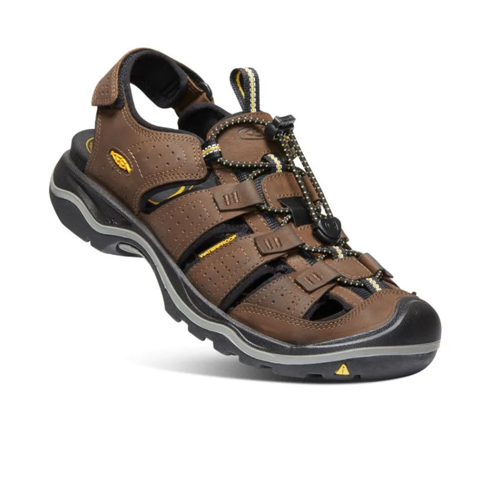 Discount Men'S Rialto | Bison/Black Men Sandals