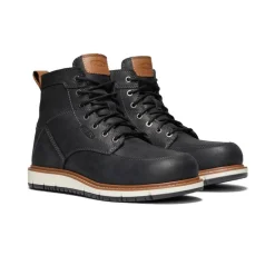 Online Men'S San Jose 6" Boot (Aluminum Toe) | Black/Caramel Cafe Men Work Boots & Shoes