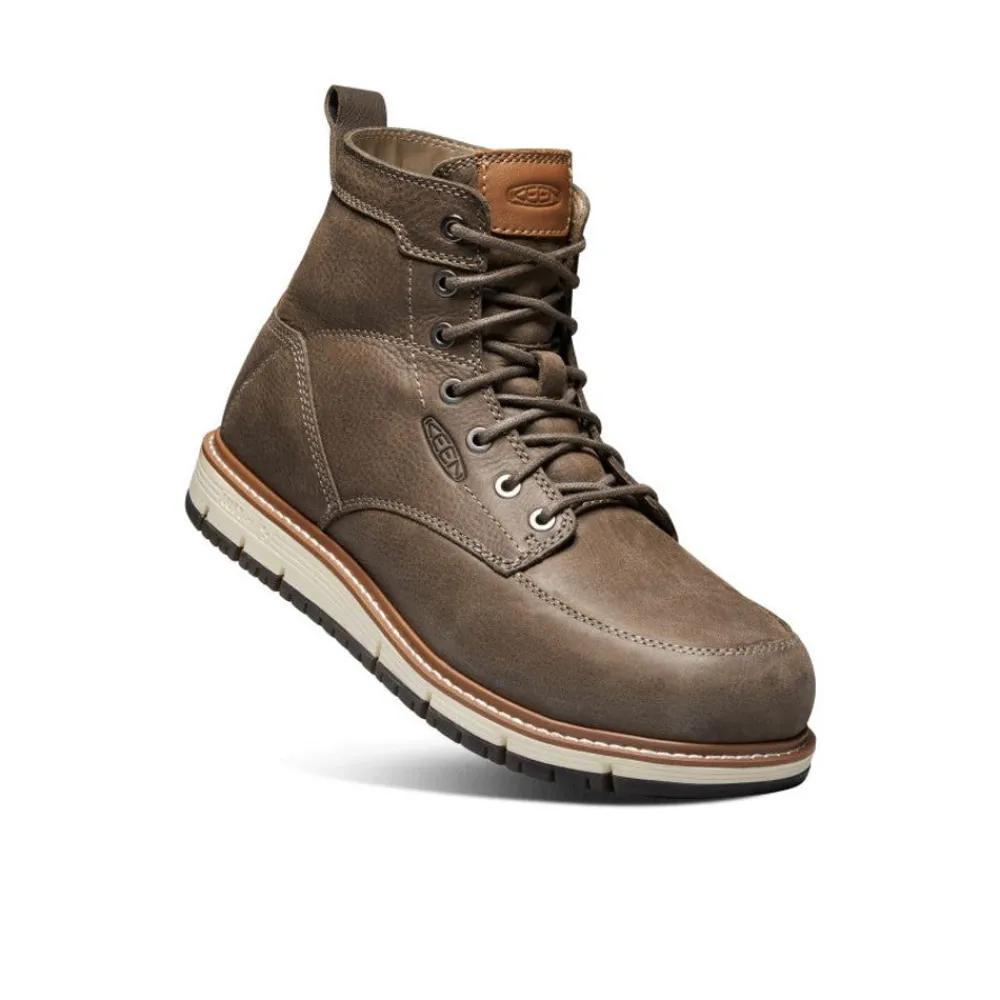 Sale Men'S San Jose 6" Boot (Aluminum Toe) | Falcon/Caramel Cafe Men Work Boots & Shoes