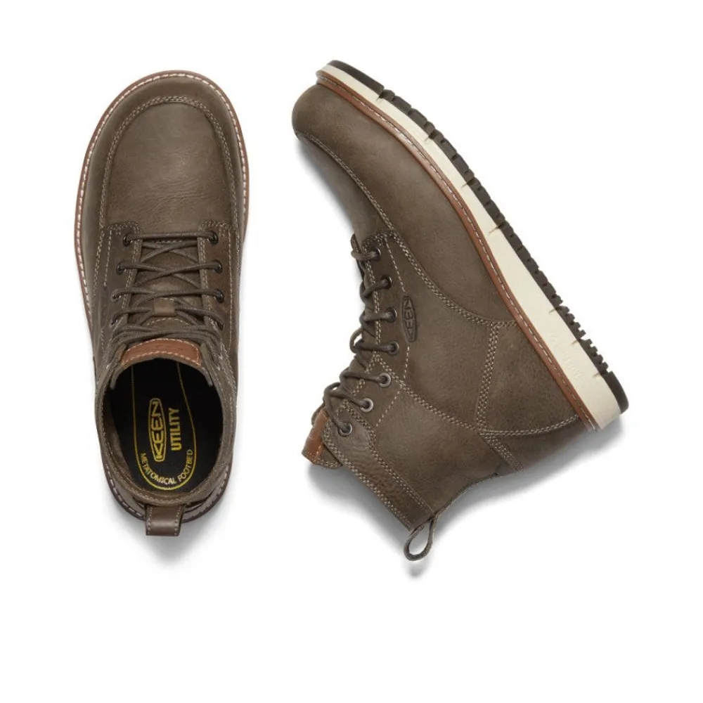 Sale Men'S San Jose 6" Boot (Aluminum Toe) | Falcon/Caramel Cafe Men Work Boots & Shoes