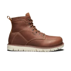 New Men'S San Jose 6" Boot (Soft Toe) | Gingerbread/Off White Men Work Boots & Shoes