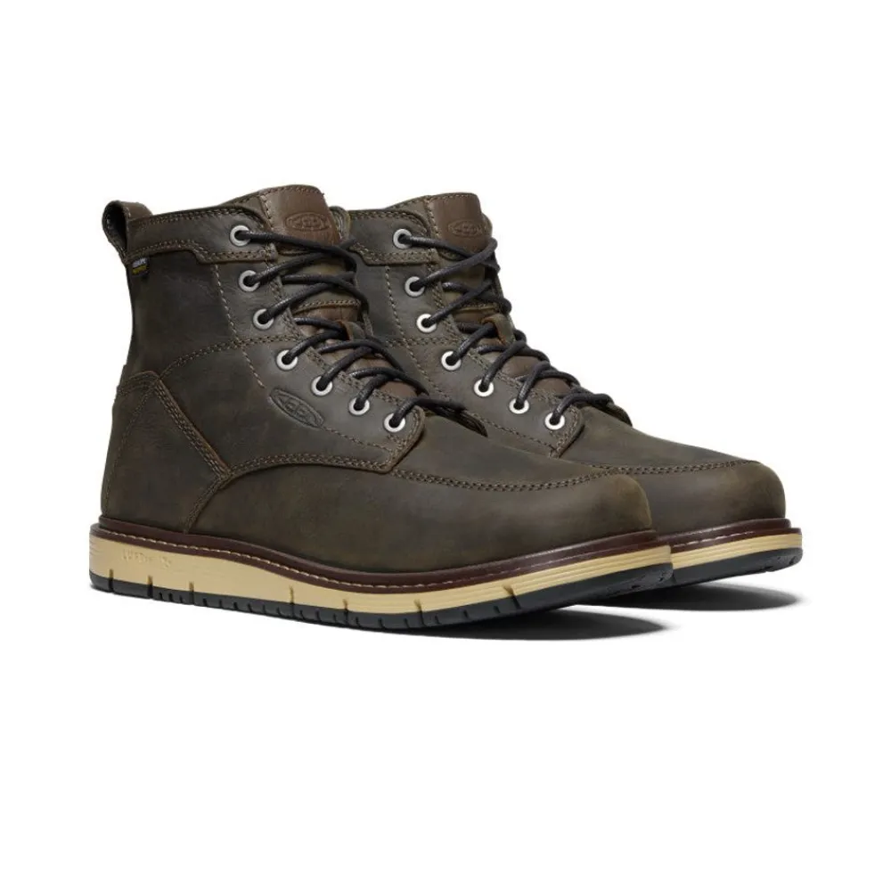 Outlet Men'S San Jose 6" Waterproof Boot (Soft Toe) | Cascade Brown Men Work Boots & Shoes