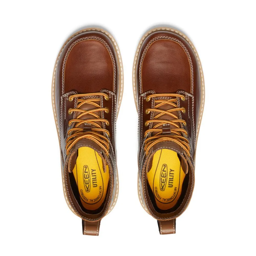 Sale Men'S San Jose 6" Waterproof Boot (Aluminum Toe) | Tortoise Shell/Star White Men Work Boots & Shoes