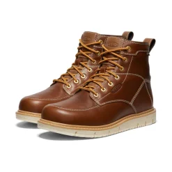 Sale Men'S San Jose 6" Waterproof Boot (Soft Toe) | Tortoise Shell/Star White Men Work Boots & Shoes