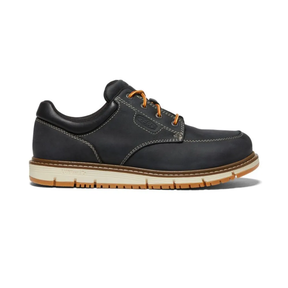 Sale Men'S San Jose Oxford (Aluminum Toe) | Black/Off White Men Work Boots & Shoes