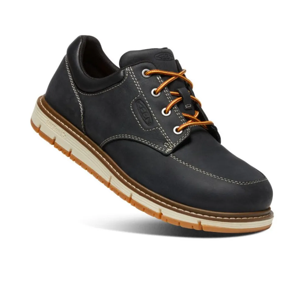 Sale Men'S San Jose Oxford (Aluminum Toe) | Black/Off White Men Work Boots & Shoes