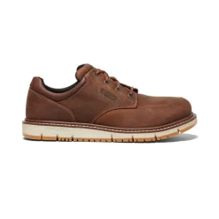 Sale Men'S San Jose Oxford (Aluminum Toe) | Gingerbread/Off White Men Work Boots & Shoes
