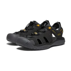 Clearance Men'S Solr Sandal | Black/Gold Men Sandals