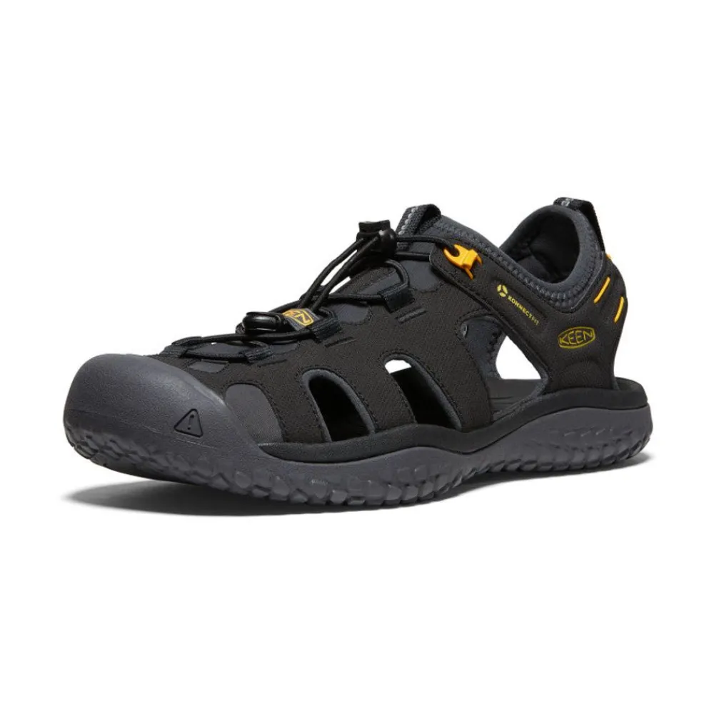 Clearance Men'S Solr Sandal | Black/Gold Men Sandals