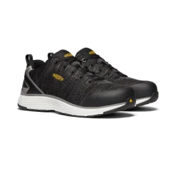 Fashion Men'S Sparta Esd (Aluminum Toe) | Black/Grey Flannel Men Work Boots & Shoes