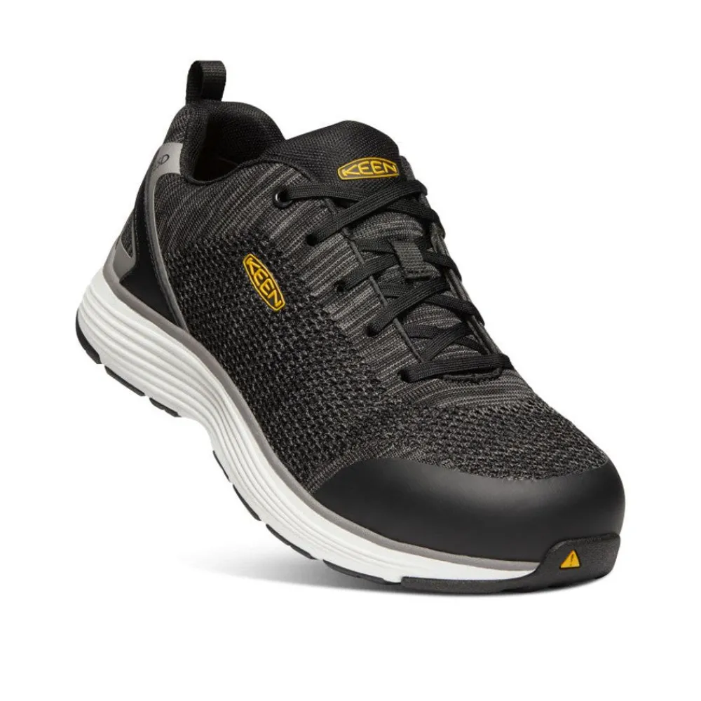 Fashion Men'S Sparta Esd (Aluminum Toe) | Black/Grey Flannel Men Work Boots & Shoes