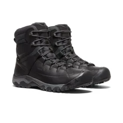 Online Men'S Targhee High Lace Waterproof Boot | Black/Raven Men Boots