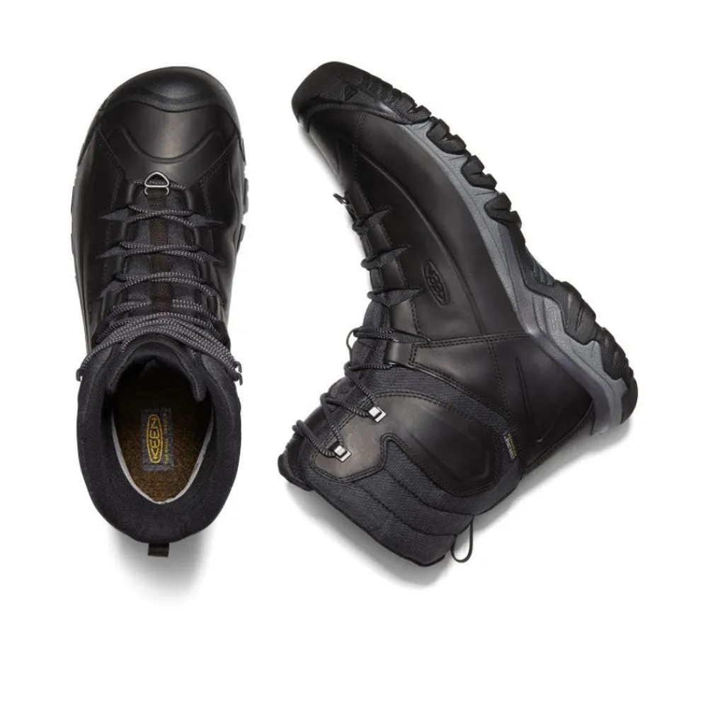 Online Men'S Targhee High Lace Waterproof Boot | Black/Raven Men Boots