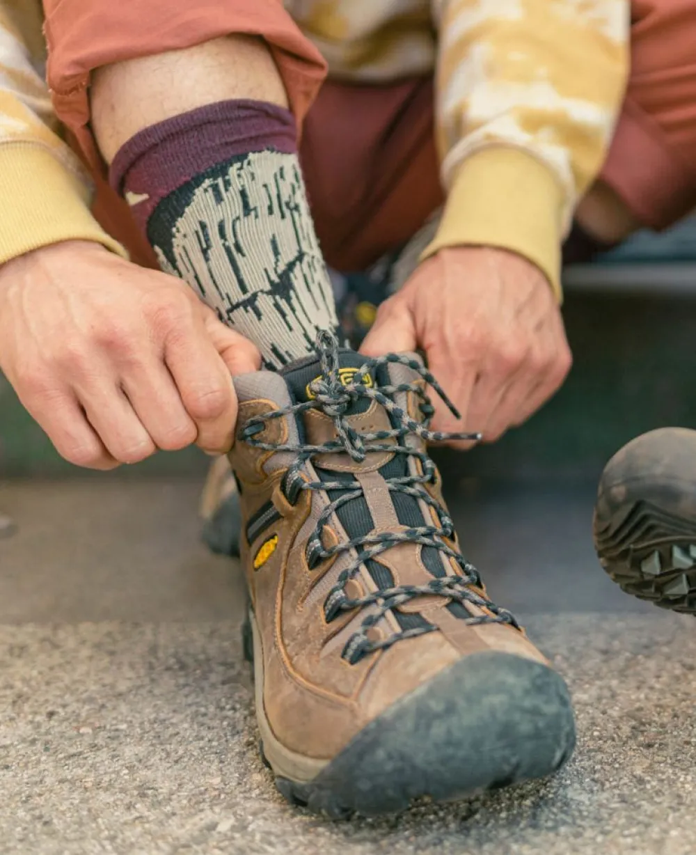 Clearance Men'S Targhee Ii Mid Waterproof Hiking Boots | Shitake/Brindle Men Boots