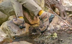 Discount Men'S Targhee Ii Mid Waterproof Hiking Boots | Black Olive/Yellow Men Boots