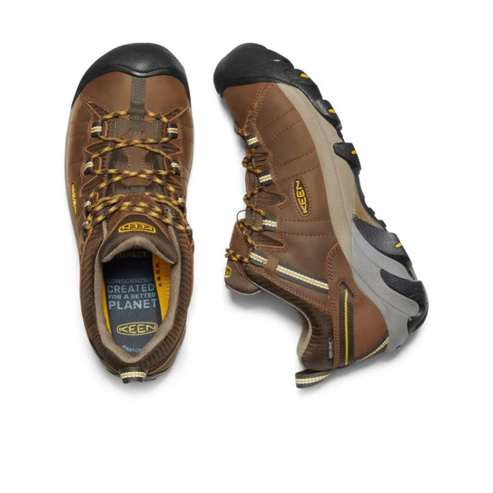 New Men'S Targhee Ii Waterproof | Cascade Brown/Golden Yellow Men Shoes