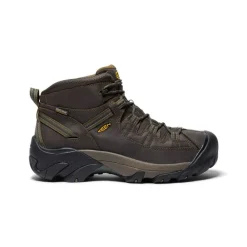 Hot Men'S Targhee Ii Waterproof Mid Wide | Canteen/Dark Olive Men Boots