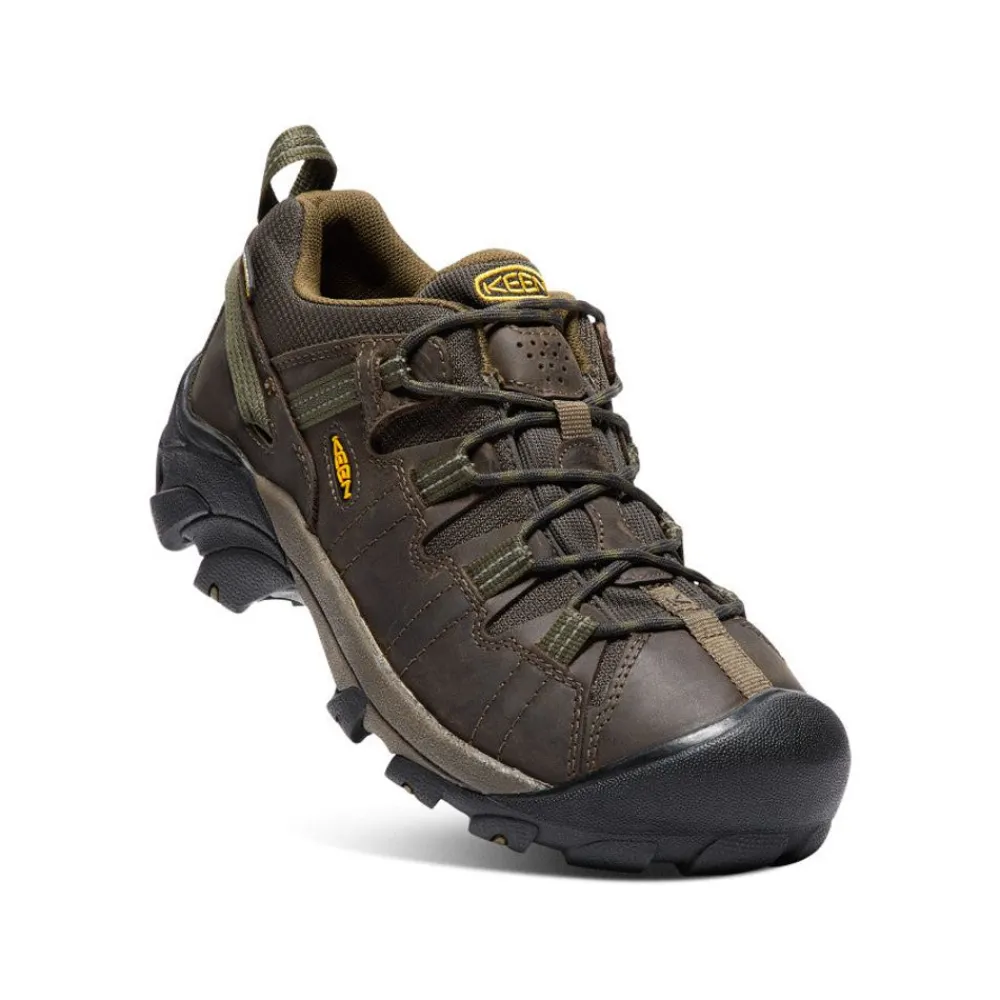 Discount Men'S Targhee Ii Waterproof | Canteen/Dark Olive Men Shoes