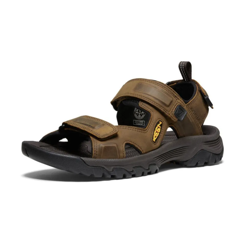 Hot Men'S Targhee Iii Open Toe Sandal | Bison/Mulch Men Sandals