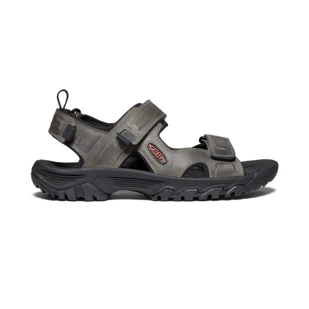 Fashion Men'S Targhee Iii Open Toe Sandal | Grey/Black Men Sandals