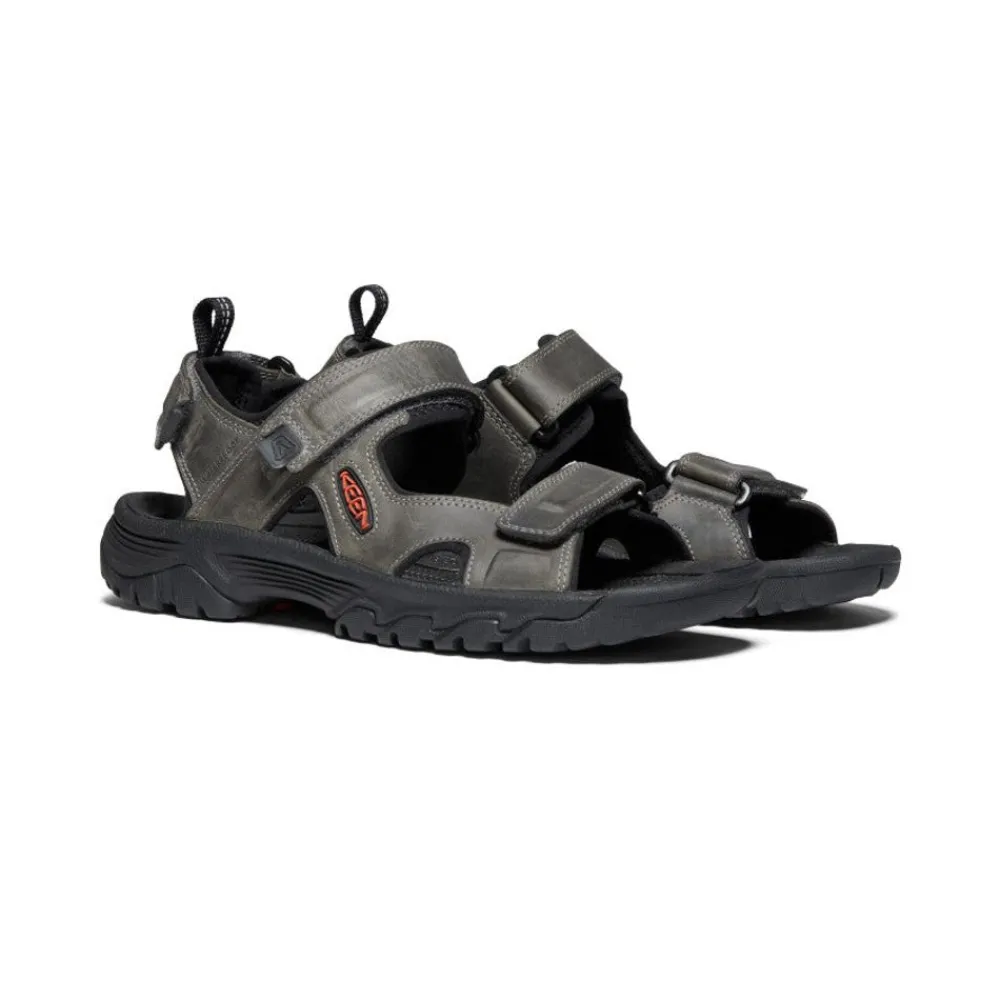 Fashion Men'S Targhee Iii Open Toe Sandal | Grey/Black Men Sandals