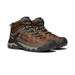 Fashion Men'S Targhee Iii Waterproof Mid | Chestnut/Mulch Men Boots