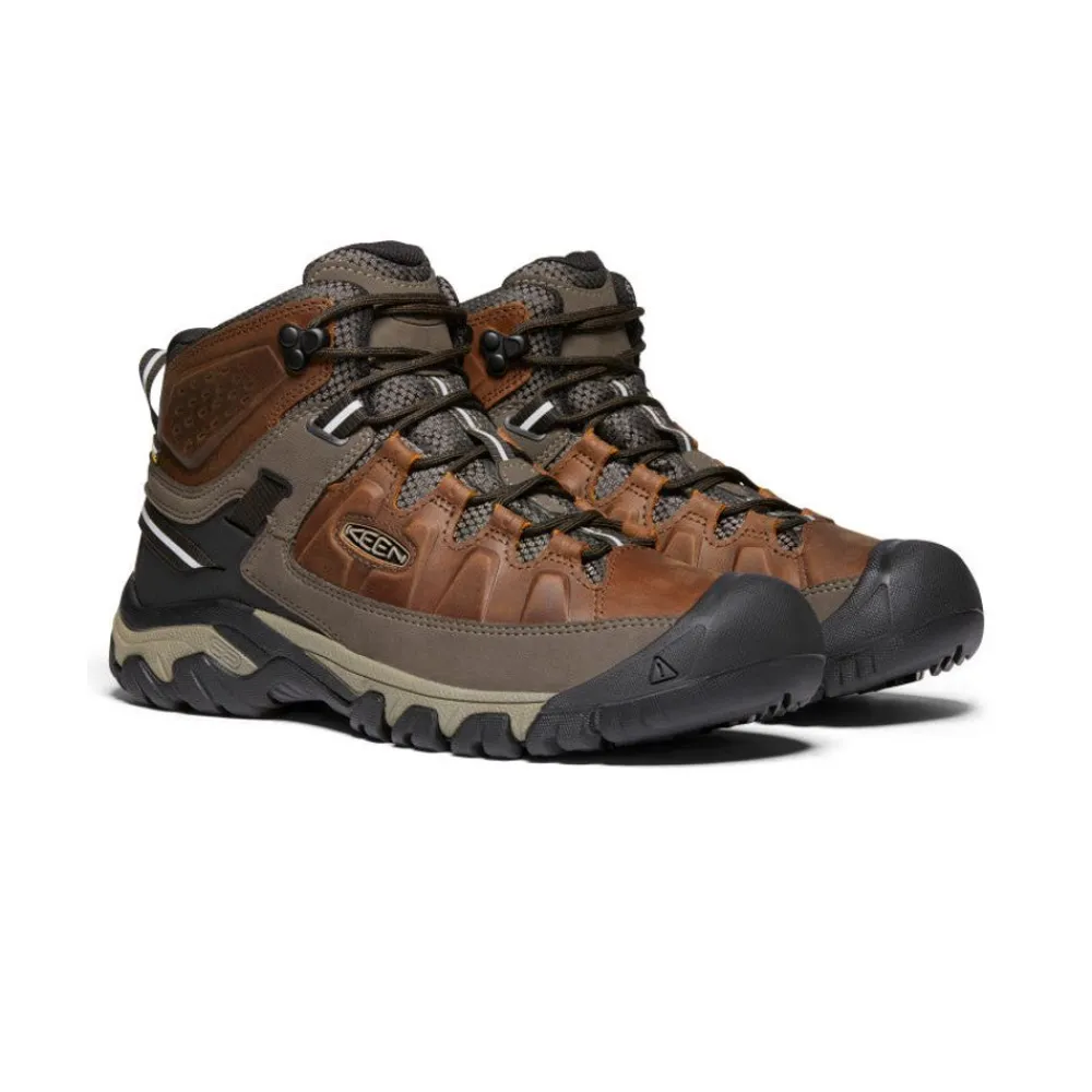 Fashion Men'S Targhee Iii Waterproof Mid | Chestnut/Mulch Men Boots