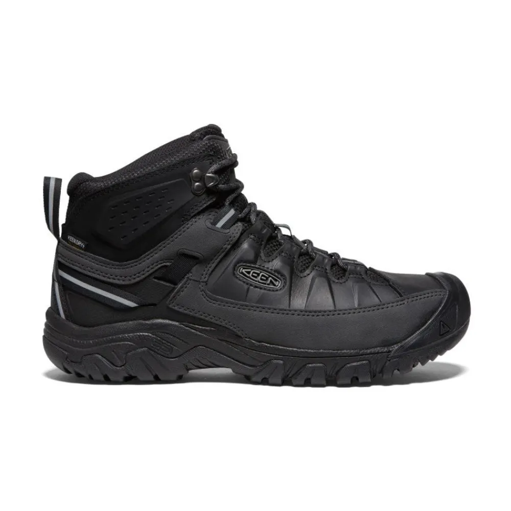 Fashion Men'S Targhee Iii Waterproof Mid | Triple Black Men Boots