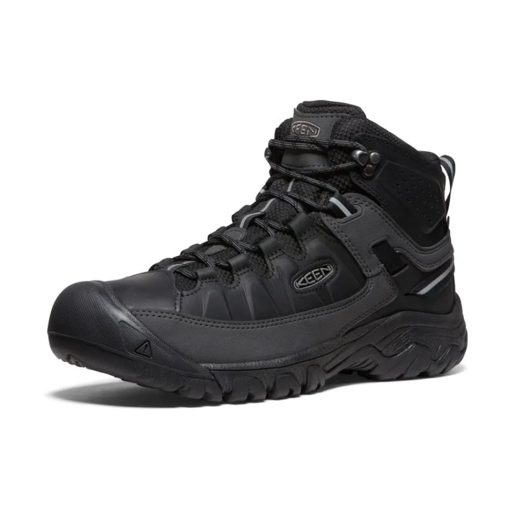 Fashion Men'S Targhee Iii Waterproof Mid | Triple Black Men Boots