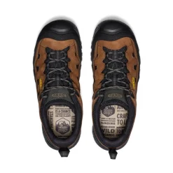 Clearance Men'S Targhee Iv Vented Hiking Shoe | Bison/Golden Yellow Men Shoes