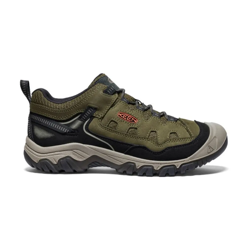 Best Men'S Targhee Iv Vented Hiking Shoe | Dark Olive/Gold Flame Men Shoes