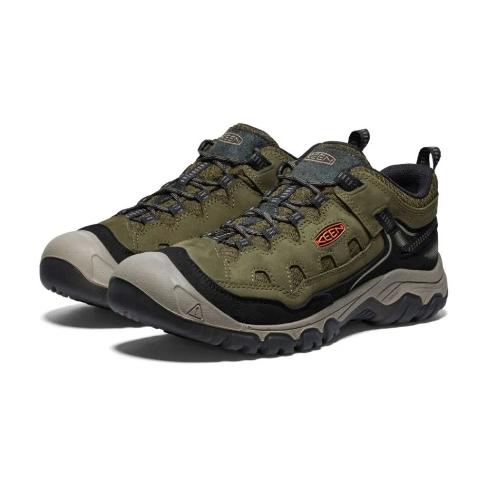 Best Men'S Targhee Iv Vented Hiking Shoe | Dark Olive/Gold Flame Men Shoes