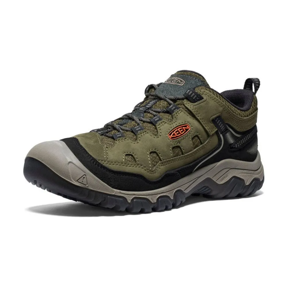 Best Men'S Targhee Iv Vented Hiking Shoe | Dark Olive/Gold Flame Men Shoes