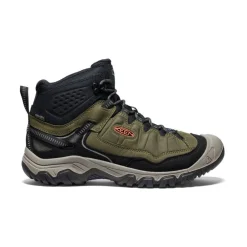 Fashion Men'S Targhee Iv Waterproof Hiking Boot | Dark Olive/Gold Flame Men Boots