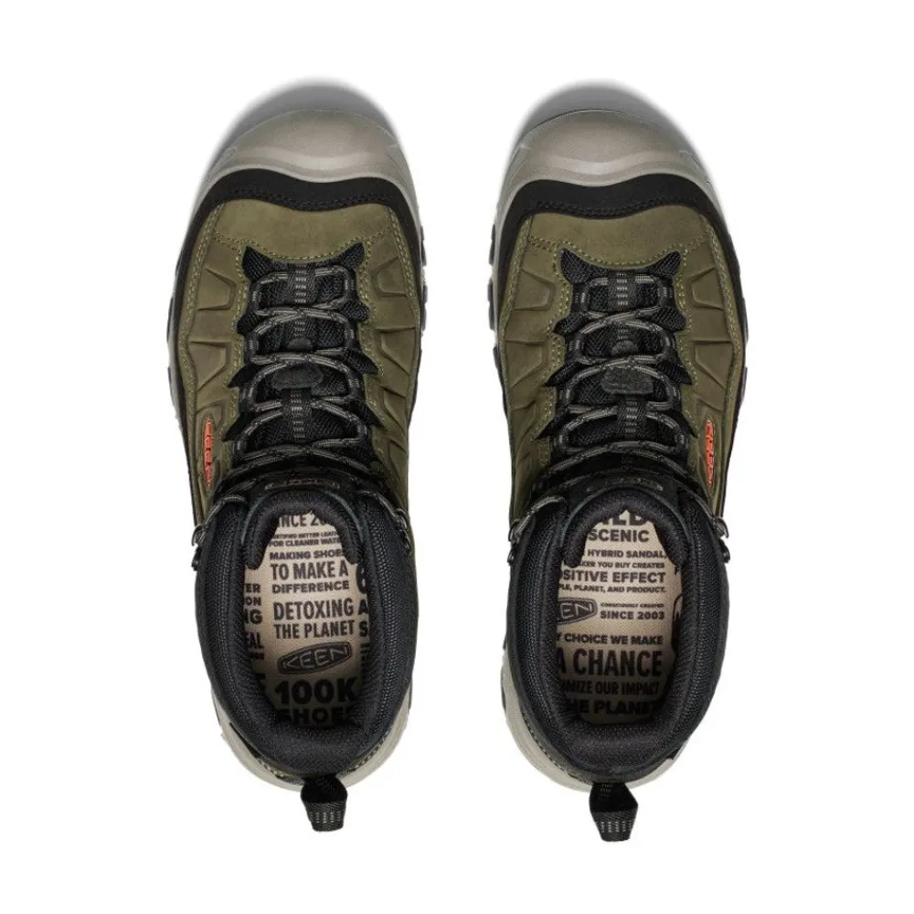 Fashion Men'S Targhee Iv Waterproof Hiking Boot | Dark Olive/Gold Flame Men Boots