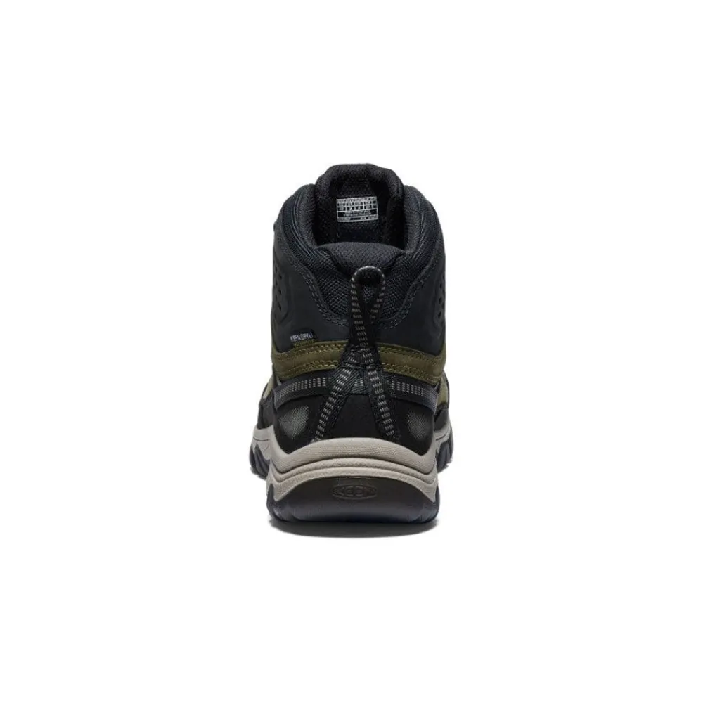 Fashion Men'S Targhee Iv Waterproof Hiking Boot | Dark Olive/Gold Flame Men Boots